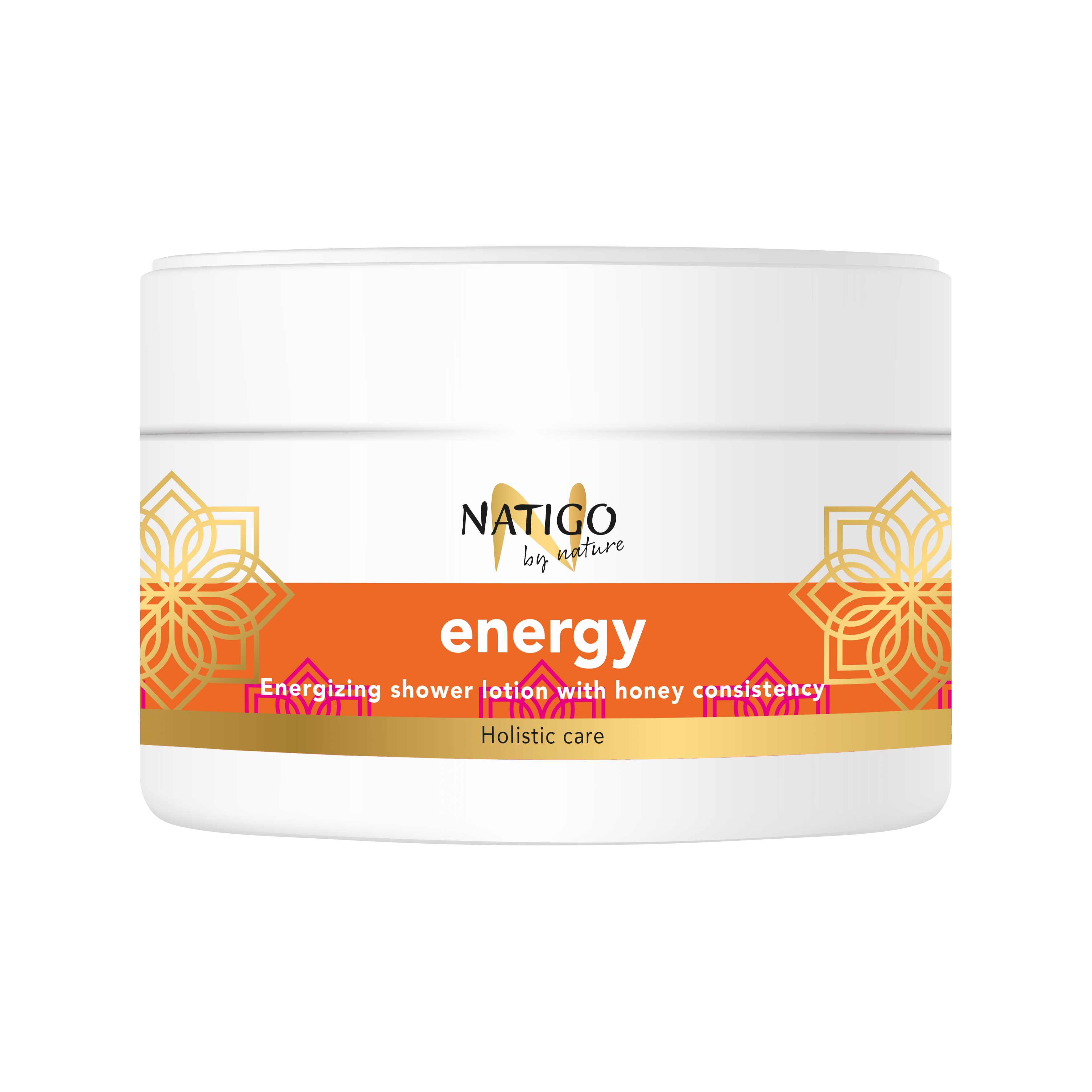 NATIGO BY NATURE Holisztikus termékcsalád Mézes konzisztenciájú tusfürdő - stimuláló sorozat - 97%-ban természetes összetevők