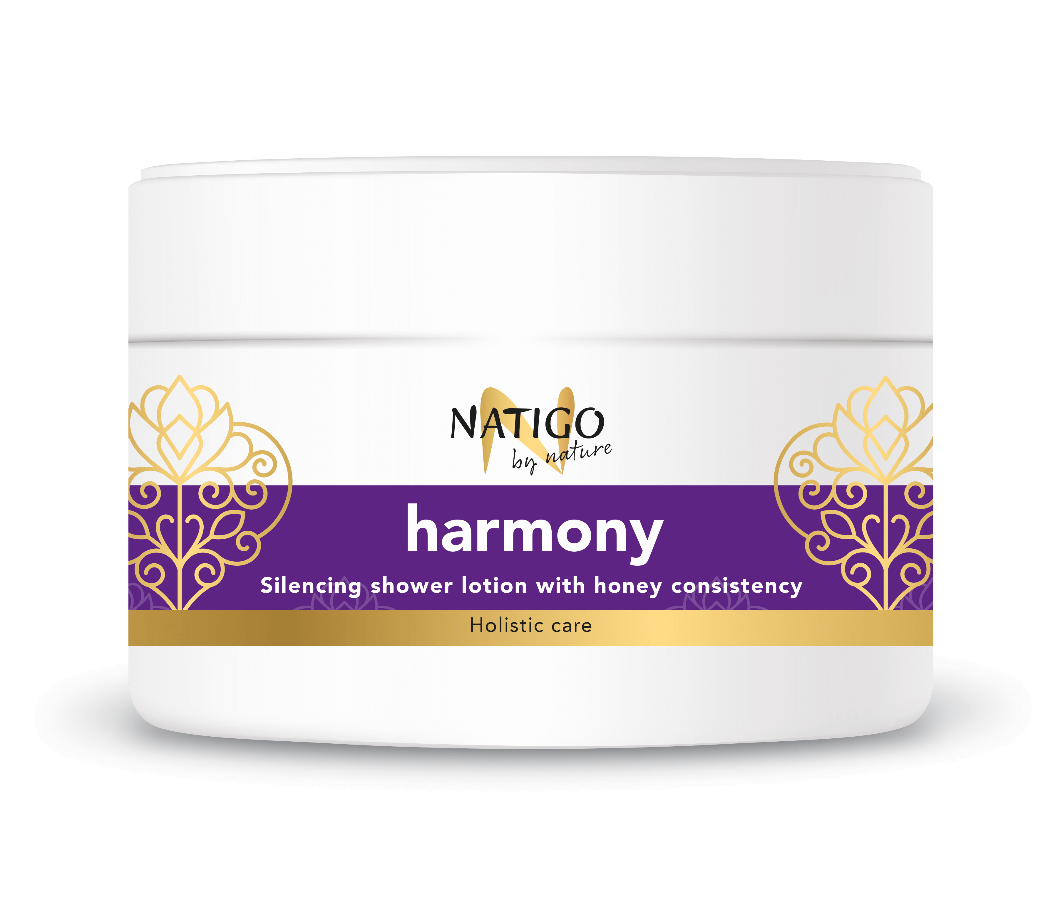 NATIGO BY NATURE Holisztikus termékcsalád Mézes konzisztenciájú tusfürdő - nyugtató termékcsalád - 97%-ban természetes összetevők