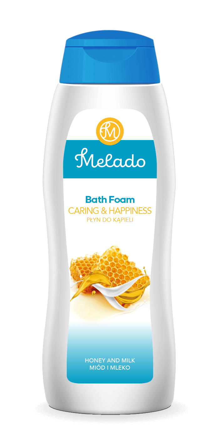 MELADO Gondoskodás és lazítás [Caring & Happiness] fürdősampon - Méz és tej