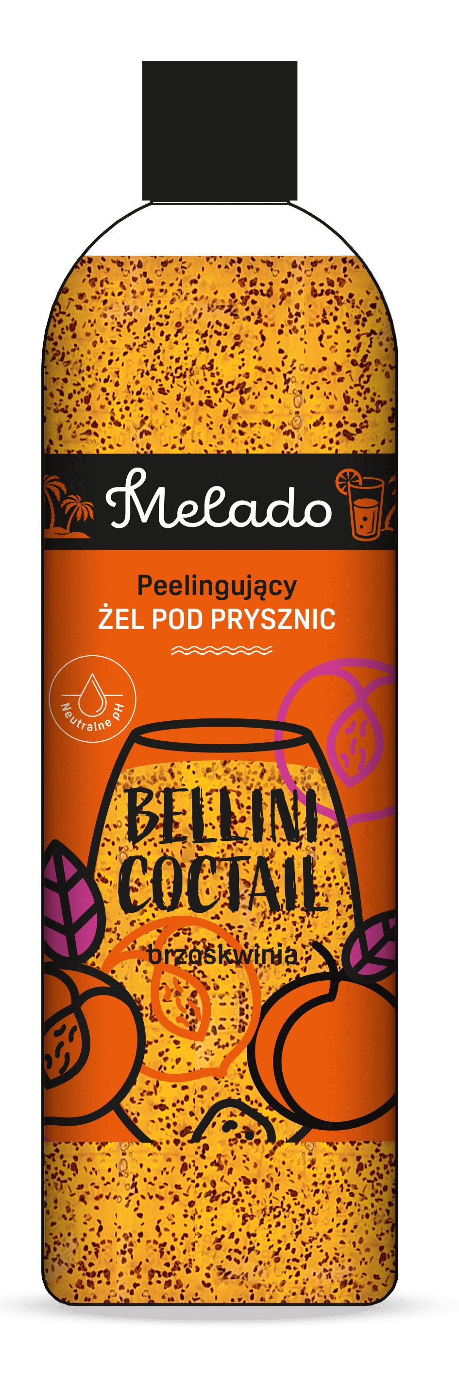 MELADO BELLINI COCTAIL bőrradír hatású tusfürdő gél