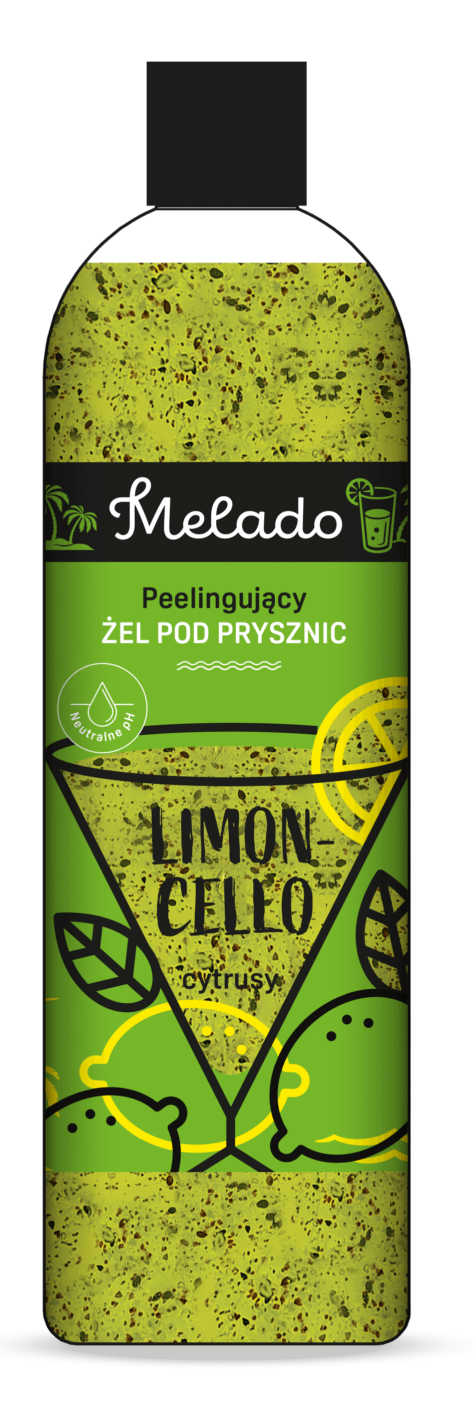 MELADO LIMONCELLO bőrradír hatású tusfürdő gél