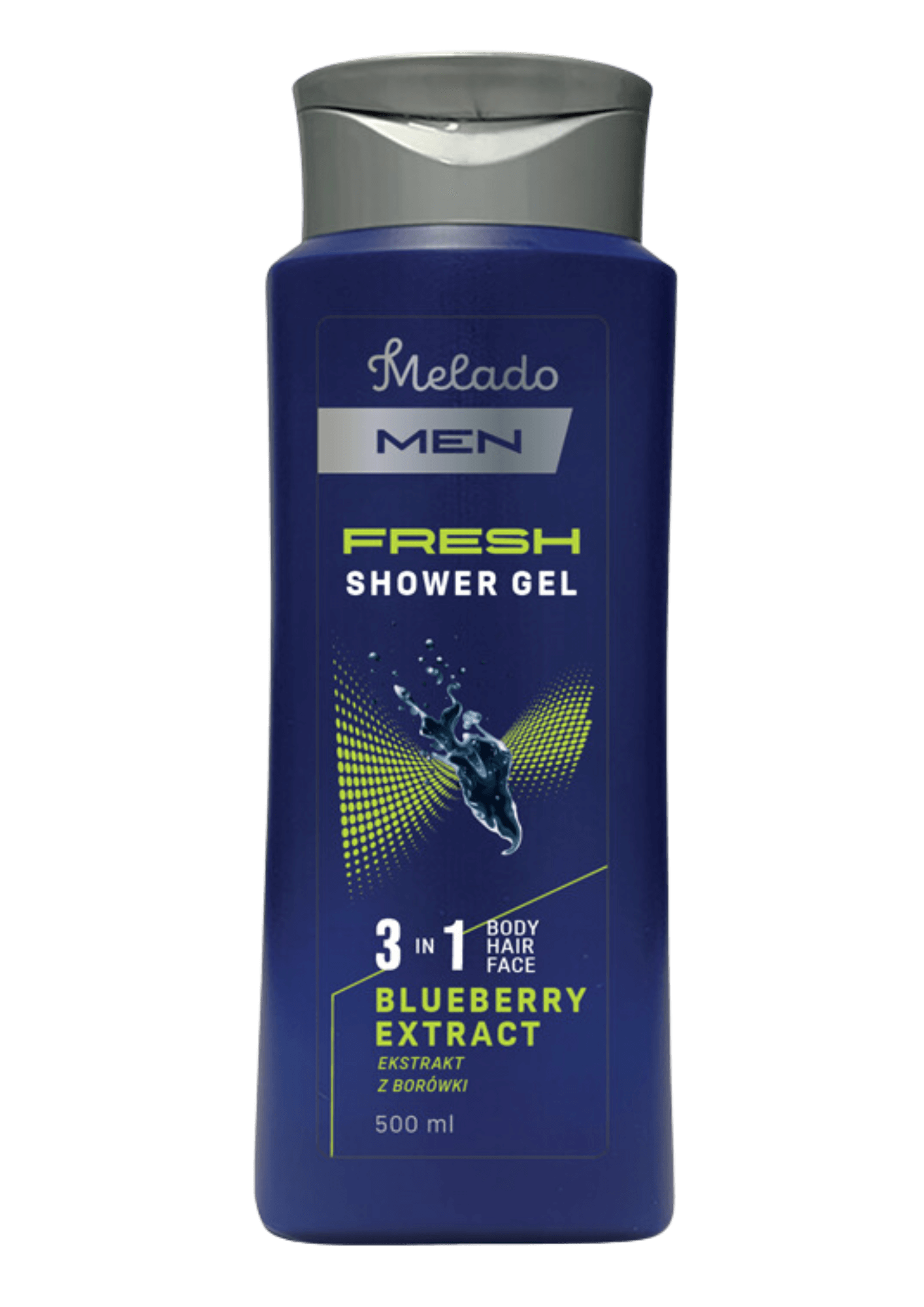 MELADO FRESH 3 az 1-ben férfi tusfürdő gél áfonyával