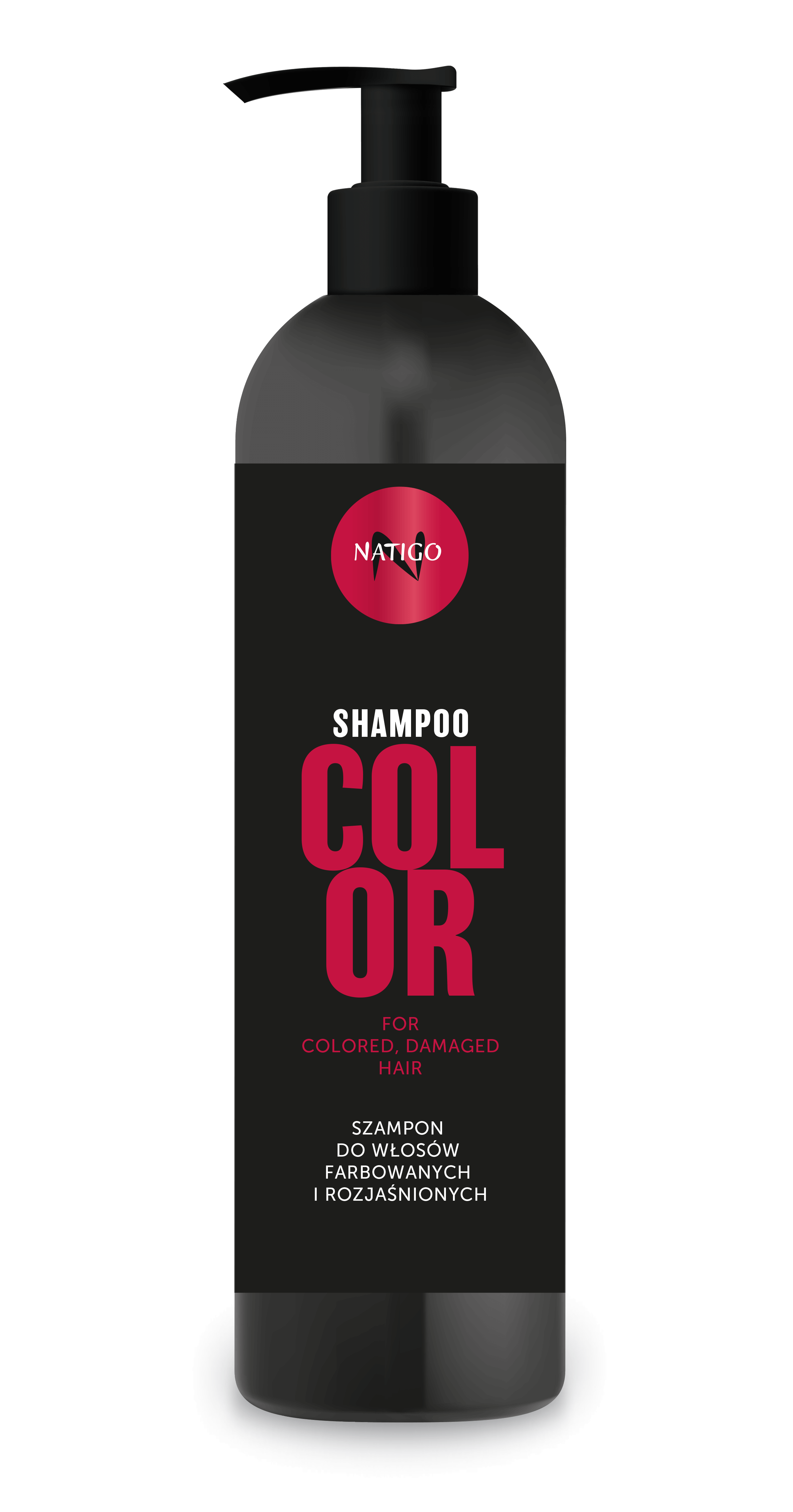 NATIGO Color sampon festett és szőkített hajra