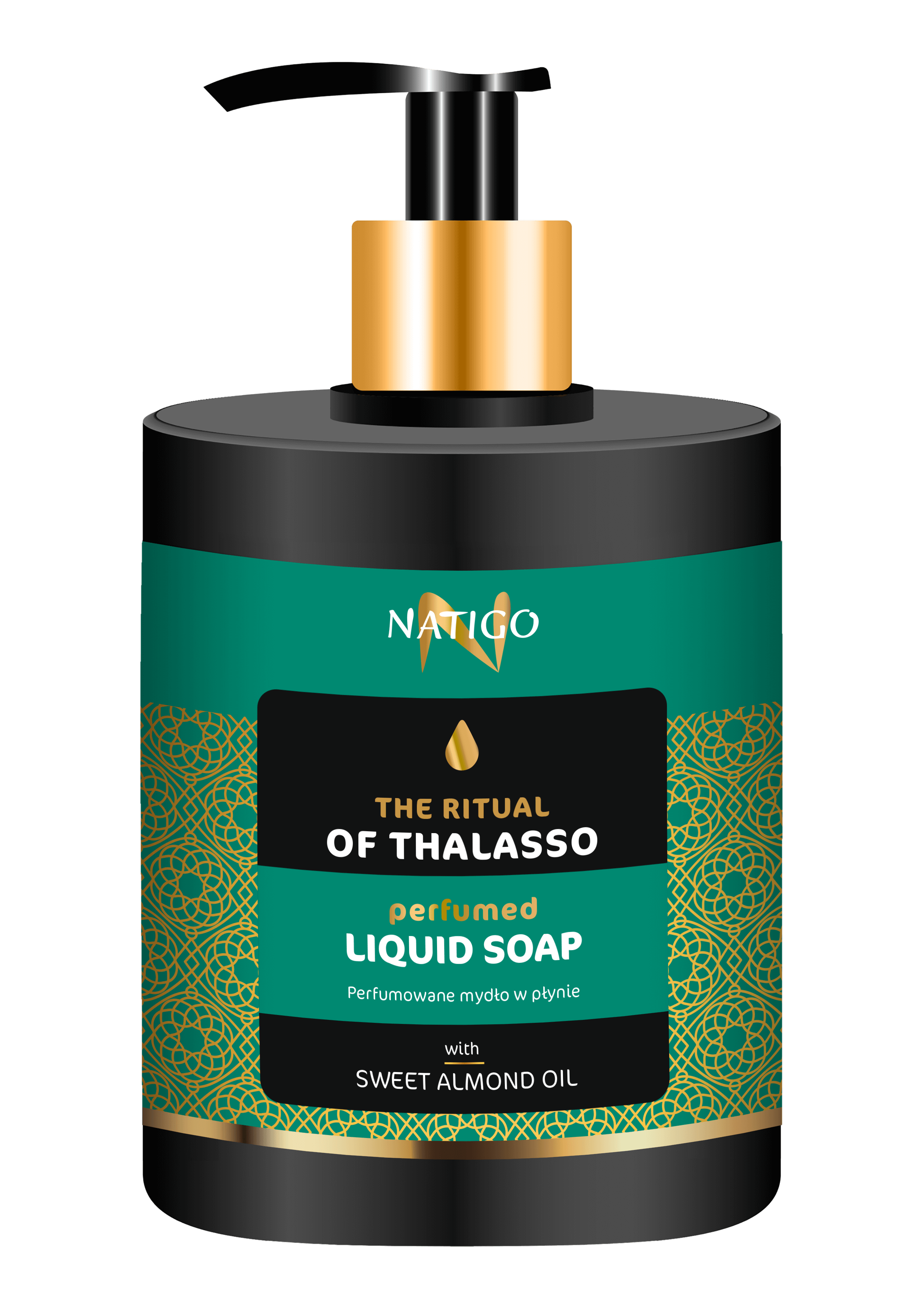 NATIGO THE RITUAL OF THALASSO illatosított folyékony szappan édesmandula-olajjal