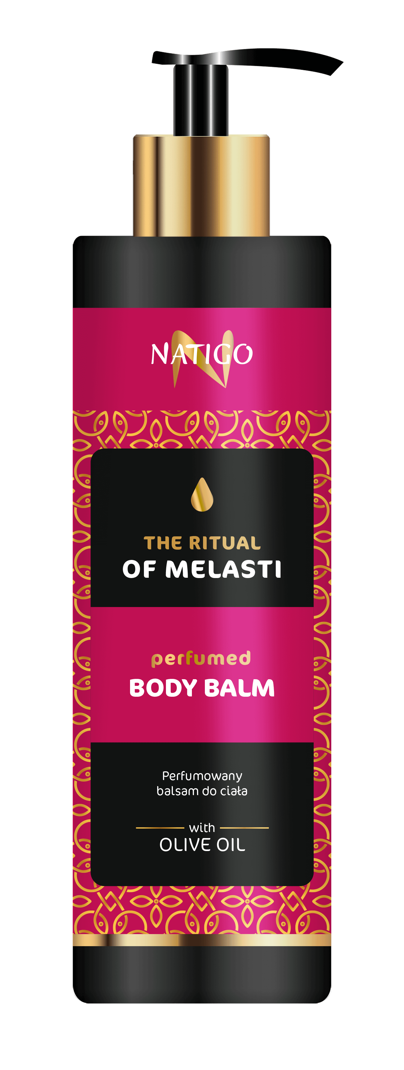 NATIGO THE RITUAL OF MELASTI illatosított testápoló olívaolajjal