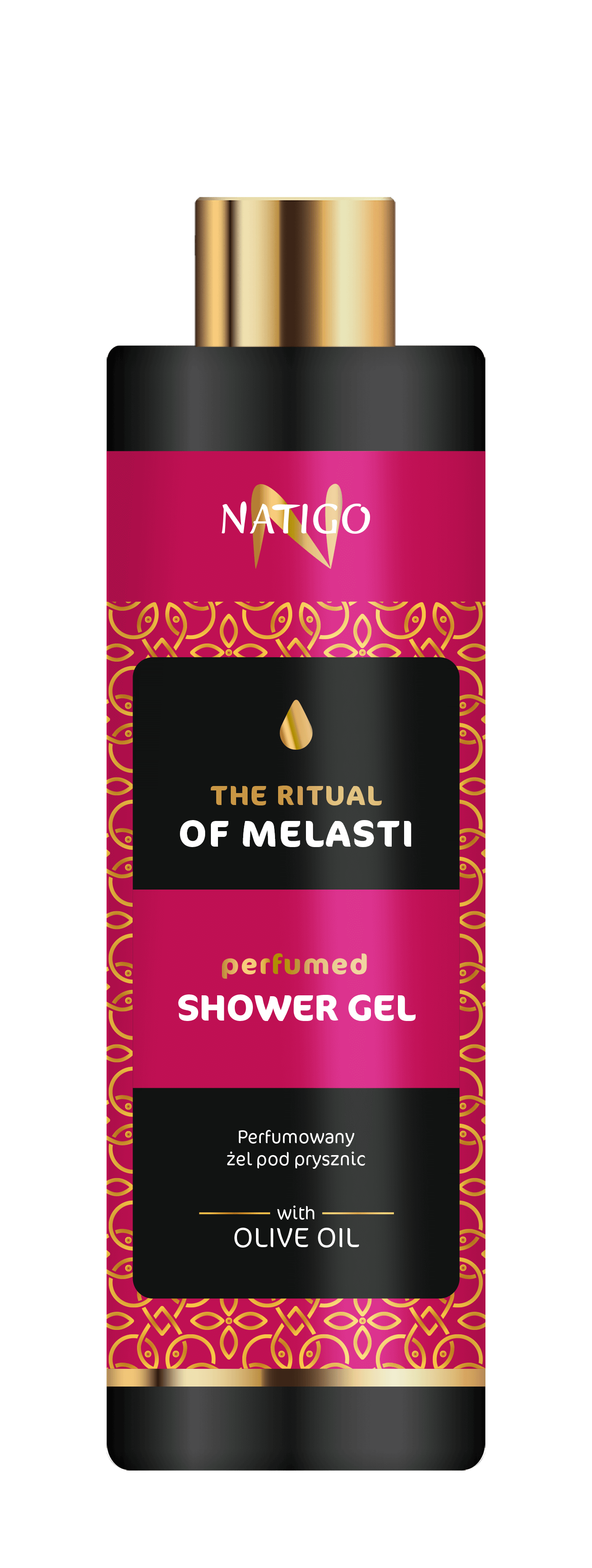 NATIGO THE RITUAL OF MELASTI illatosított tusfürdő gél olívaolajjal