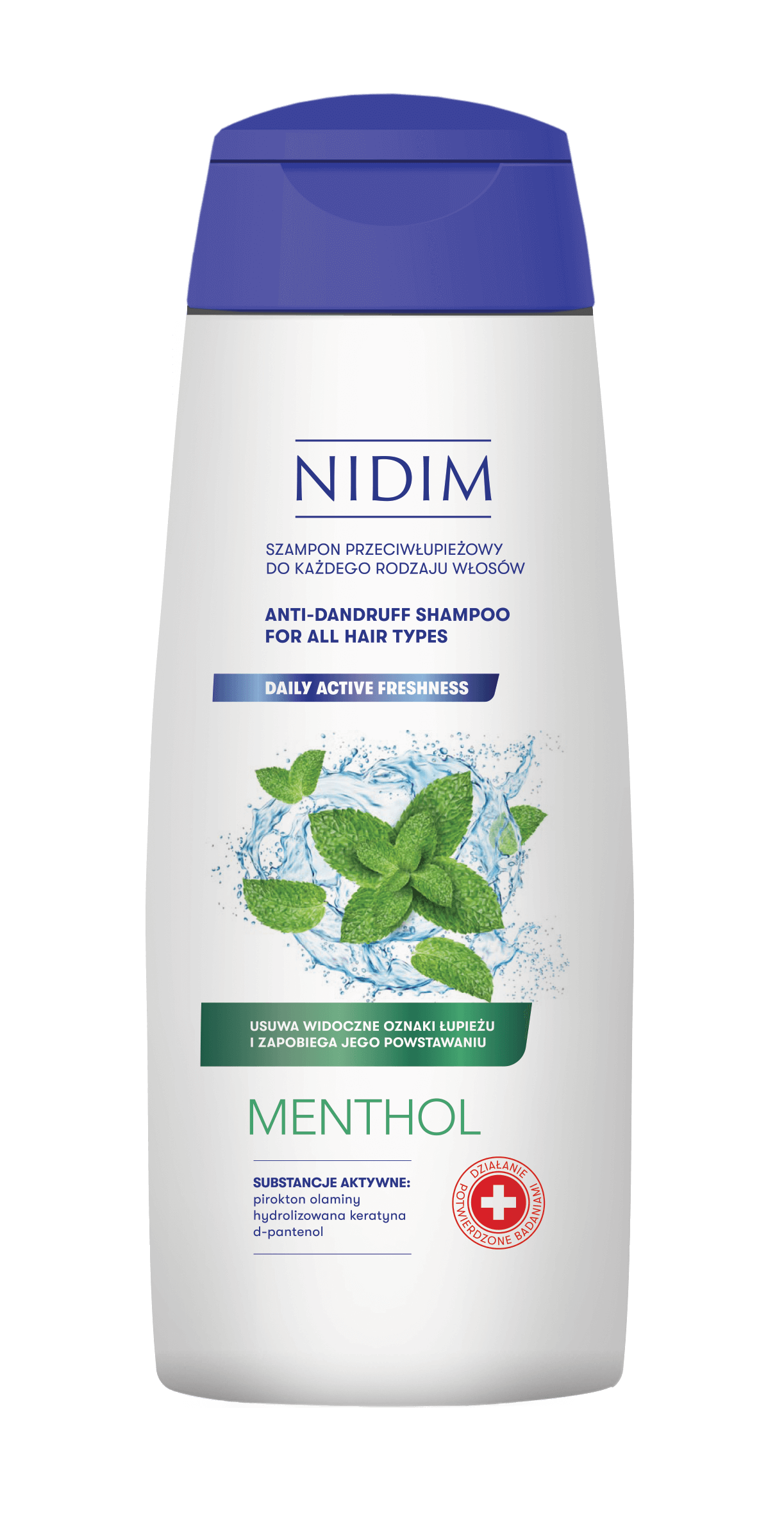 NIDIM korpásodás elleni sampon MENTA